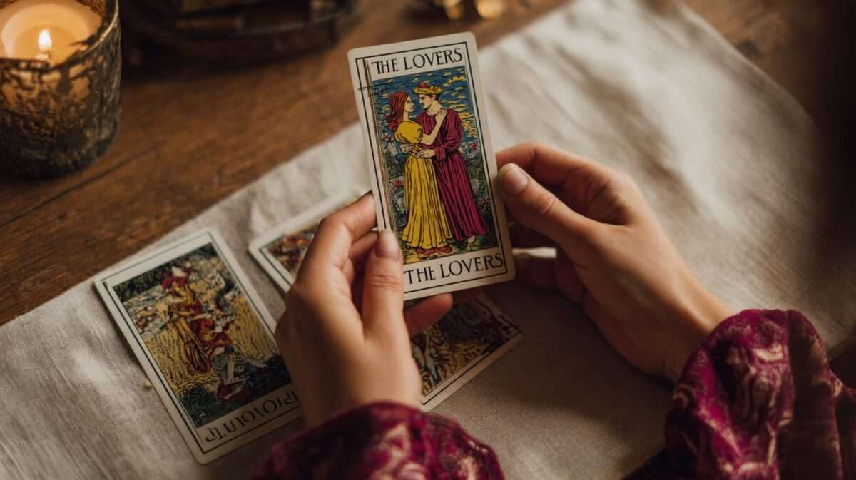 What The Lovers Card Actually Means in a Love Reading